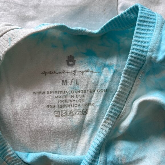 Spiritual Gangster Tie Dye Seamless Muscle Tank - Picture 3 of 4